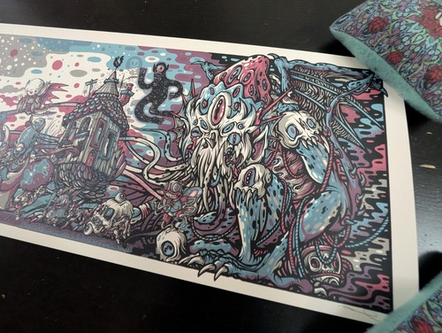 Drew Millward "Creep Parade 1" 2020 Midnight Variant Signed & Numbered #/50 - Picture 5 of 10