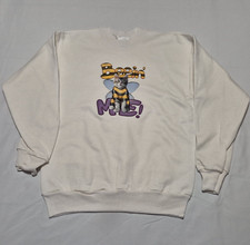 Vintage Hanes Activeware Kids "BEEin Me" Kitty Cat Bee Cute Fun Sweatshirt NEW