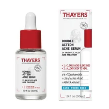 Thayers Double Action Acne Serum 1 Fl Oz Max Strength Salicylic Acid Treatment