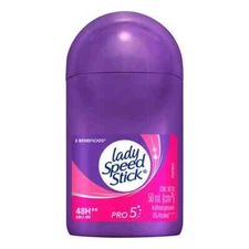 3 pk LADY SPEED STICK INVISIBLE DESODORANTE ANTITRANSPIRANTE ROLL ON  50ML  each