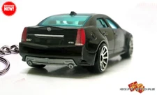 🎁🎄🎅🆕 RARE KEYCHAIN BLACK CADILLAC CTS-V CUSTOM Ltd. Ed. ❤️GREAT GIFT❤️🎄🎅🎁