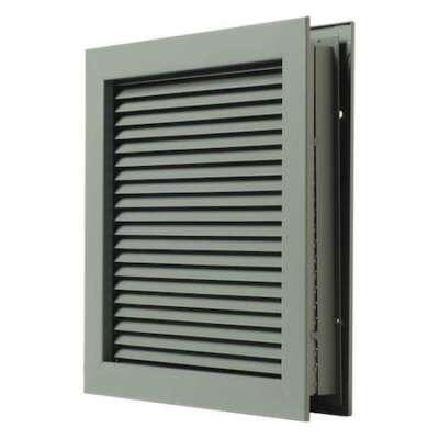 National Guard L-700-Rx-18X18 Door Louver,Steel