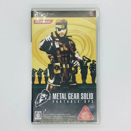 Metal Gear Solid Portable Ops 2006 Sony PlayStation Portable PSP Konami