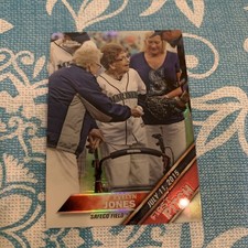 2016 topps chrome evelyn jones first pitch refractor mariners #FPC-3