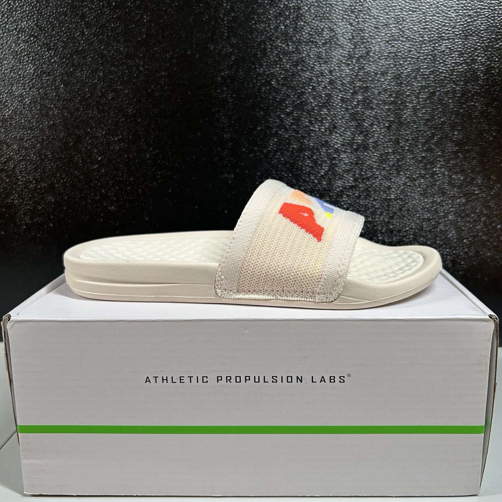 APL Sandali Propulsione Atletica Donna 6 Beige Techloom Slides Comodi con Scatola NUOVI