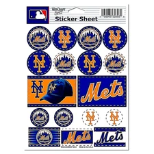 New York Mets MLB Vinyl Die-Cut Sticker Set / Decal Sheet *Free Shipping