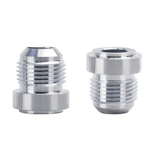 Lencool Racing 12AN Male Weld On Bung Fittings Adapter Kit Sealing Aluminum 2Pcs