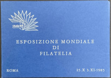 Repubblica 1985 esposizione filatelica il libretto mnh
