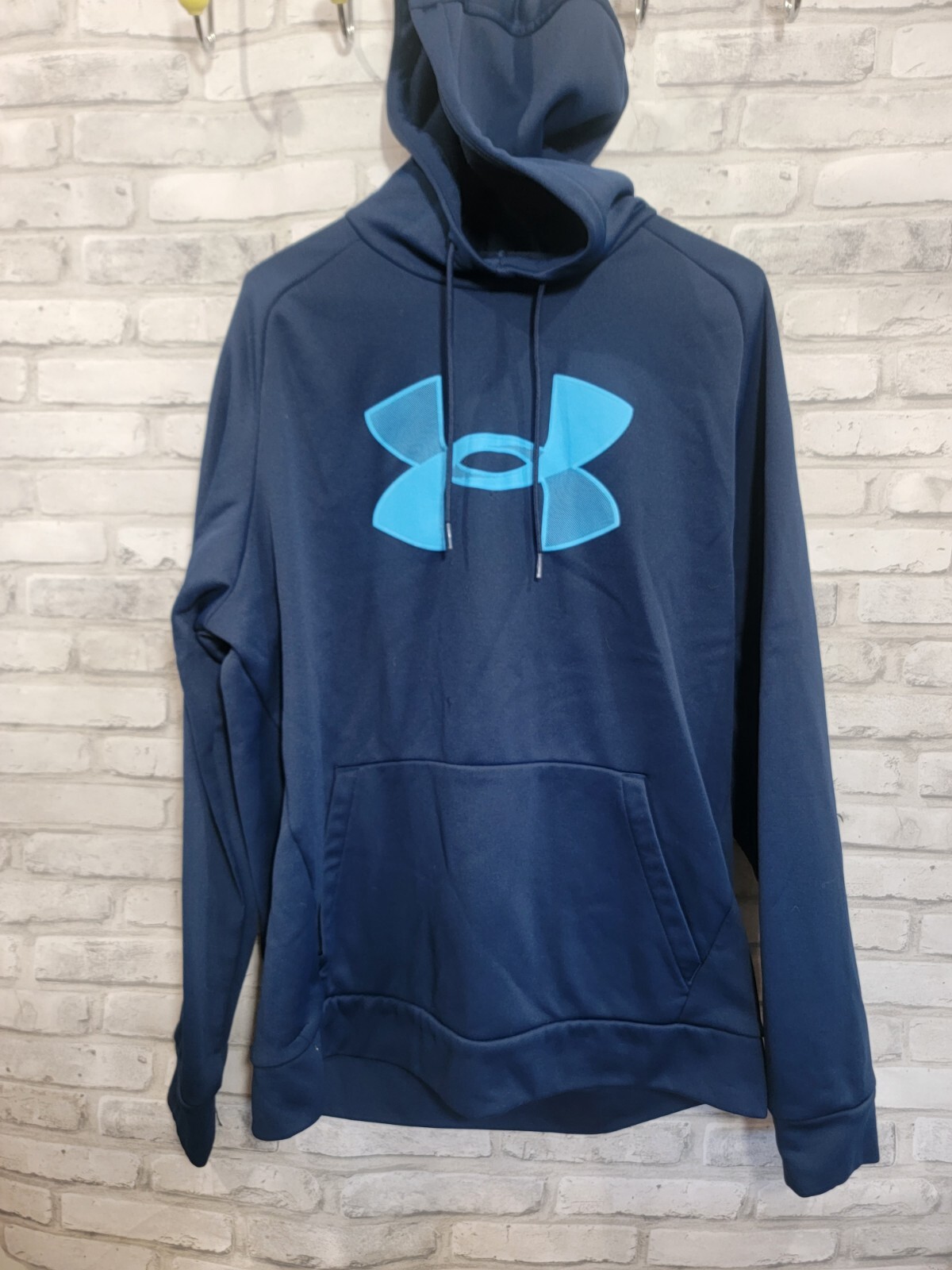 Under Armour Men's Armour Fleece Big Logo Hoodie 1373401 XL Academy Radar thumbnail 2
