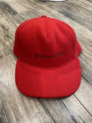 Red Pendleton Hat Pendleton western wear wool hat navajo – Vintage Sponsor main image 4