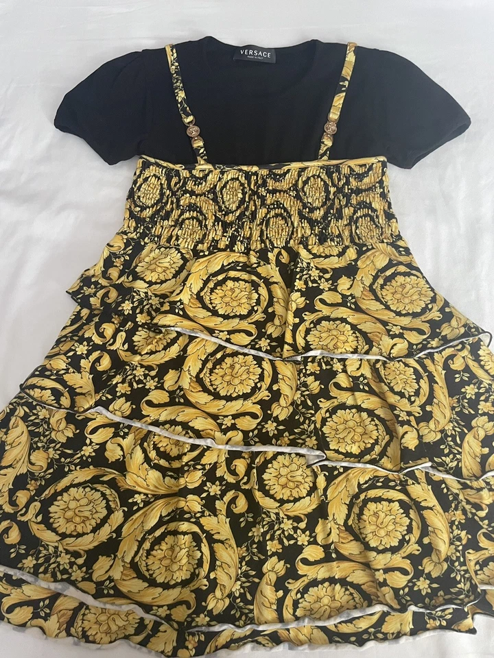 Versace Kids Dress 12a - Image 3 of 3