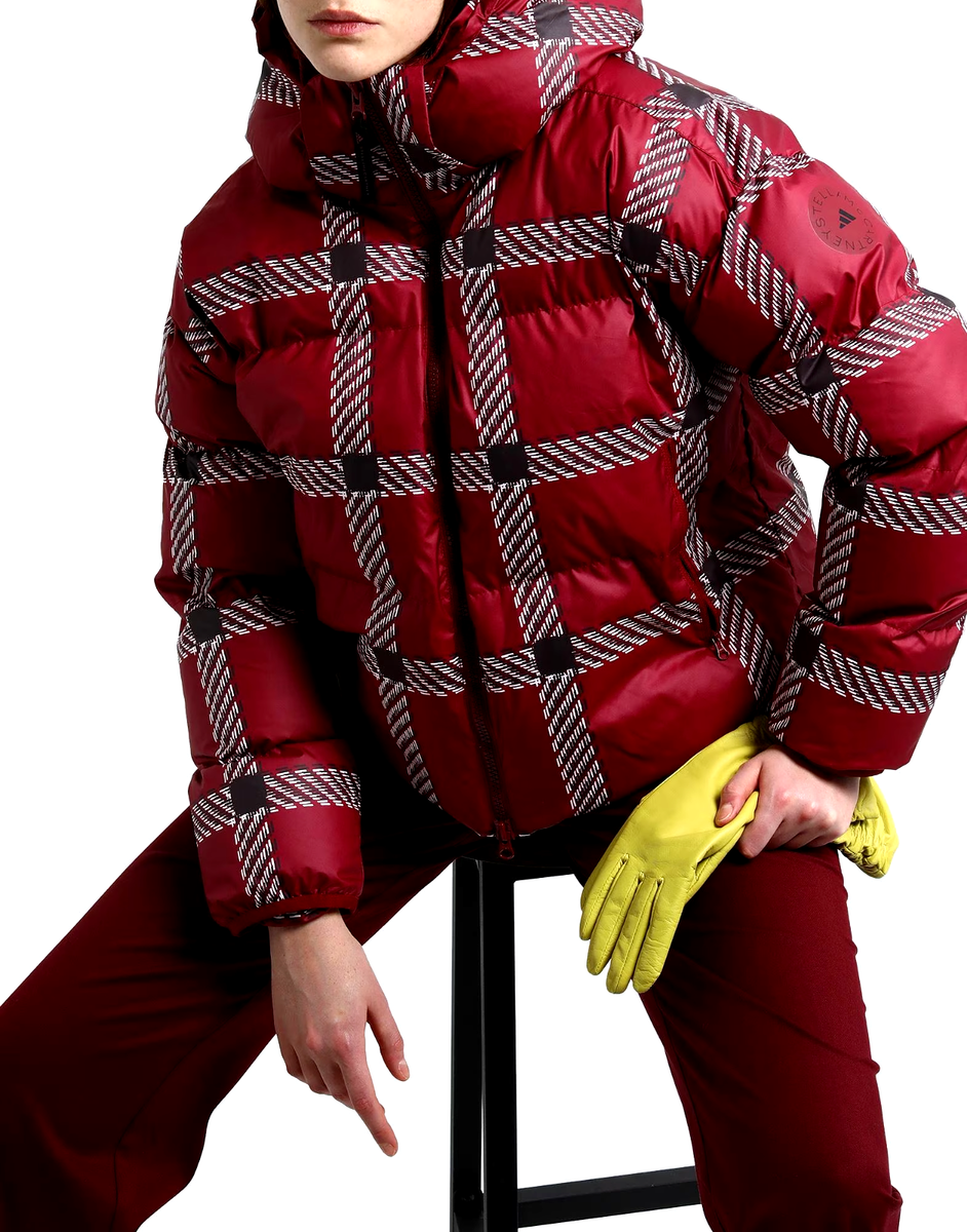 ジャケット STELLA MCCARTNEY Women Jackets 6501483CU703 6105 RED Adidas by Stella McCartney Women Hooded Jacket. Color