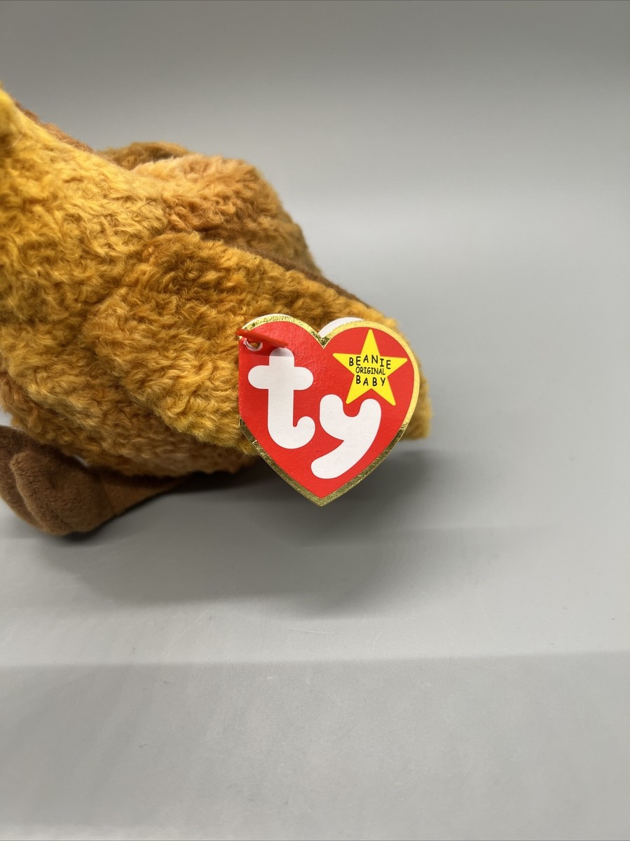 1998 Beak Retired TY Beanie Baby Kiwi Bird With Tag Error