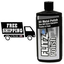 FLITZ All Metal Polish 16oz/473ml Liquid Formula (SEE VIDEO)