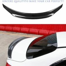 For Benz C-Class 2015-21 Dry Carbon Fiber PSM- Style ear Boot Spoiler Wing Flap