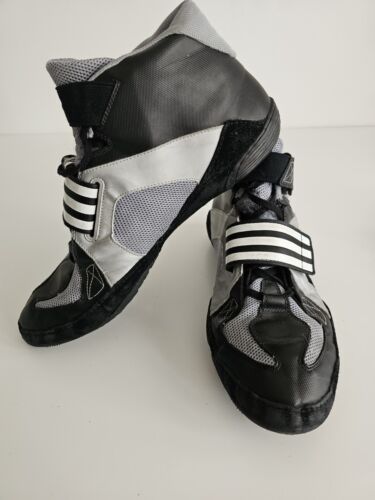 Adidas Extero 2 wrestling boots black grey men's Size UK 14 - Picture 2 of 21