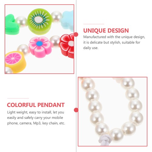 Beaded Mobile Phone Hanging Chain Cellphone Wrist Strap Wristlet - 第 5/12 張圖片