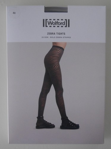 Collant WOLFORD ANITA coloris Black/Black. Taille S. Netted tights