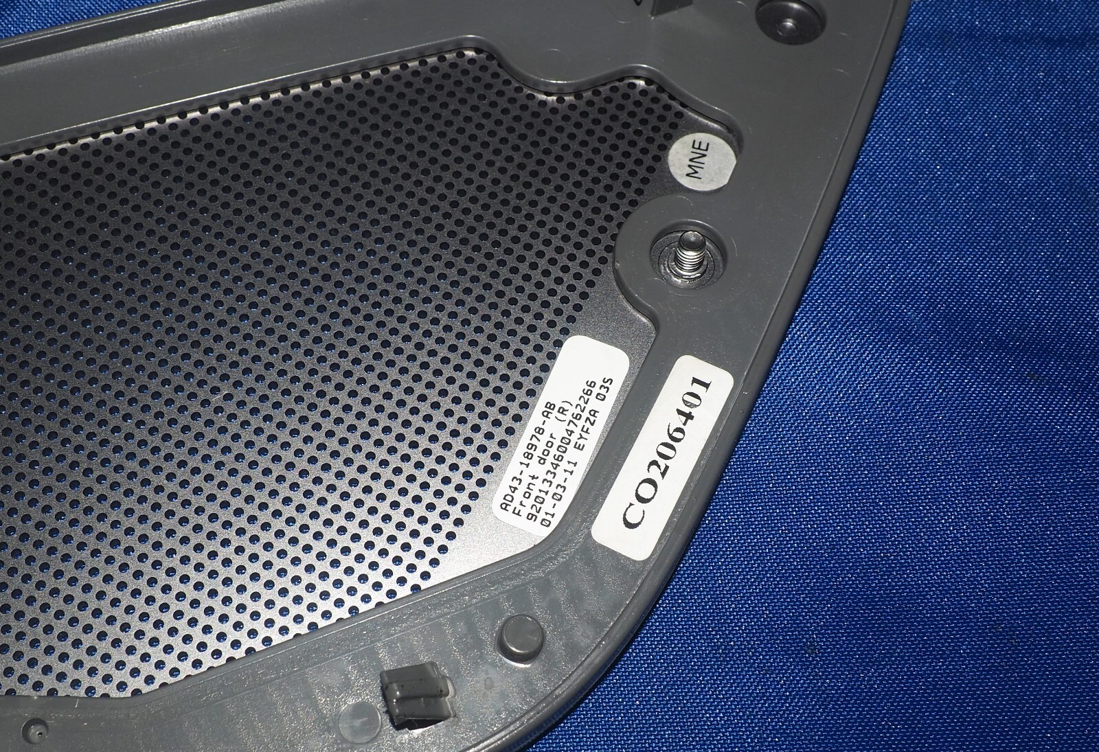2010-2020 Aston Martin Rapide Front Passenger Right Side Door Speaker Cover