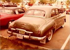1949 Chevrolet Chevy Deluxe Styleline rear classic auto car photo FREE SHIPPING
