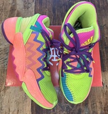 Adidas D.O.N Issue 2 Donovan Basketball Shoe Neon Size 5