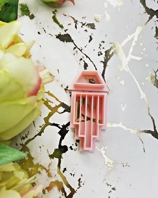 Geometric Lines Set Of 2 polymer clay cutter