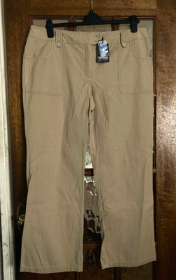 BNWT Ladies MAINE NEW ENGLAND at DEBENHAMS Soft Fawn CARGO UTILITY Jeans 18 W39 