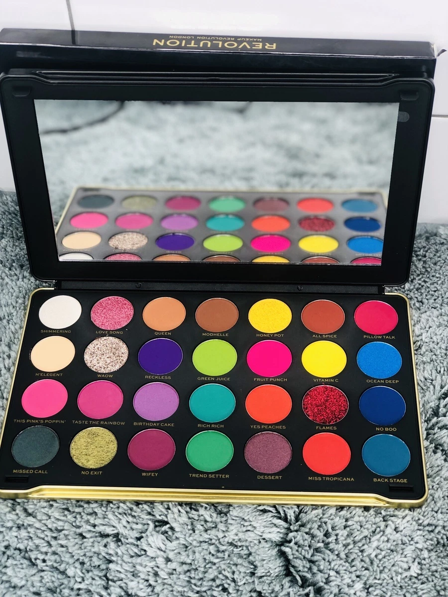 Makeup Revolution Patricia Bright Rich in Colour Shadow Palette Tester