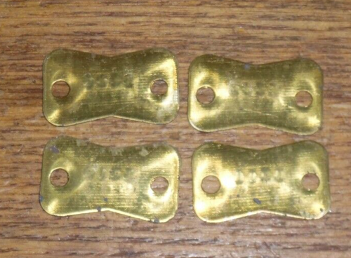 4 Vintage 1966 Sequential Tioga County Pennsylvania Brass Dog Tags - Picture 2 of 2