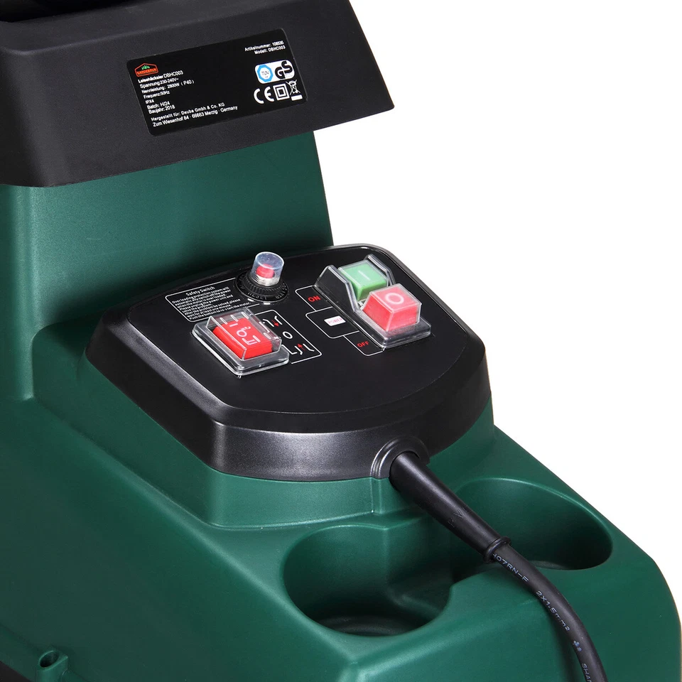 GARDEBRUK Leisehäcksler 3100 W max. 45 mm Aststärke Elektrisch 60 L Auffangbox - Bild 4 von 4