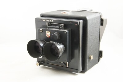 Wista 4x5 TLR ID Stereo Camera Wistar 130mm Lens and - Main Image