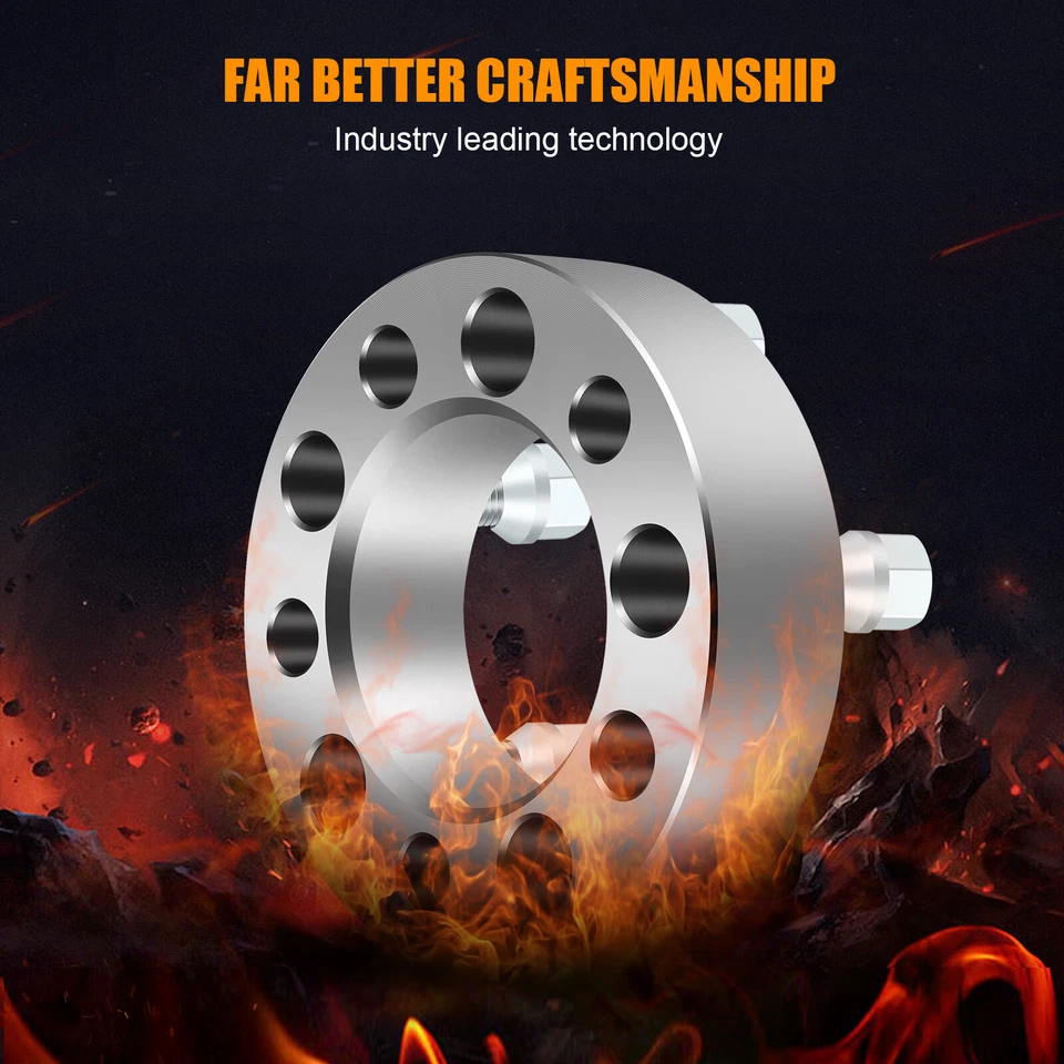 2 X 1,5 дюйма 5x4,5 1/2 дюйма для 2016 Ford Explorer 2,3 л 3,5 л кромка 2,0 л 3,5 л прокладка для колес - Изображение 4 из 4