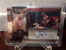 2022 Panini Select WWE Ringside Action Signatures Jordan Devlin #RA-JDV Auto