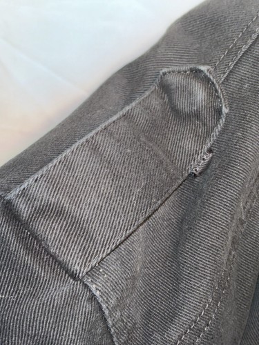 Black Denim U.S. MARINES 5XL Men’s Jacket Lined Dry Cleaned Amazing Condition - Picture 15 of 22