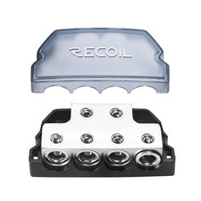 Recoil BDB24 6-Way Power Distribution Block for Car Audio Amplifier Splitter
