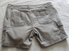 EDDIE BAUER Stone Gray RIP STOP CARGO Pocket SHORTS Sz 12 (6 Inch Inseam) — photo 2
