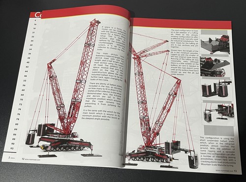 1:50 MAMMOET MINIATURES 2024 TRUCKS CRANES MODELS CATALOGUE KATLOG BROCHURE - Photo 3/21