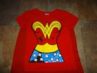 Rubies Wonder Woman T-Shirt Costume With Removable Cape Medium 100% Cotton — photo 3