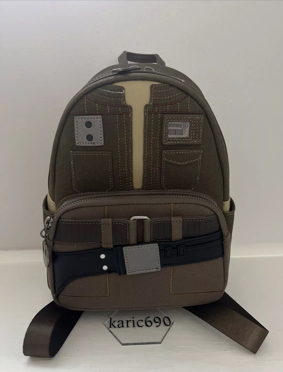 Loungefly Star Wars Cassian Andor Cosplay Mini Backpack Bag Rebel Military NEW Amazon.com: Loungefly Women main image 3