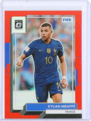 2022-23 Panini Donruss Optic KYLIAN MBAPPE Red Prizm PSG France 21
