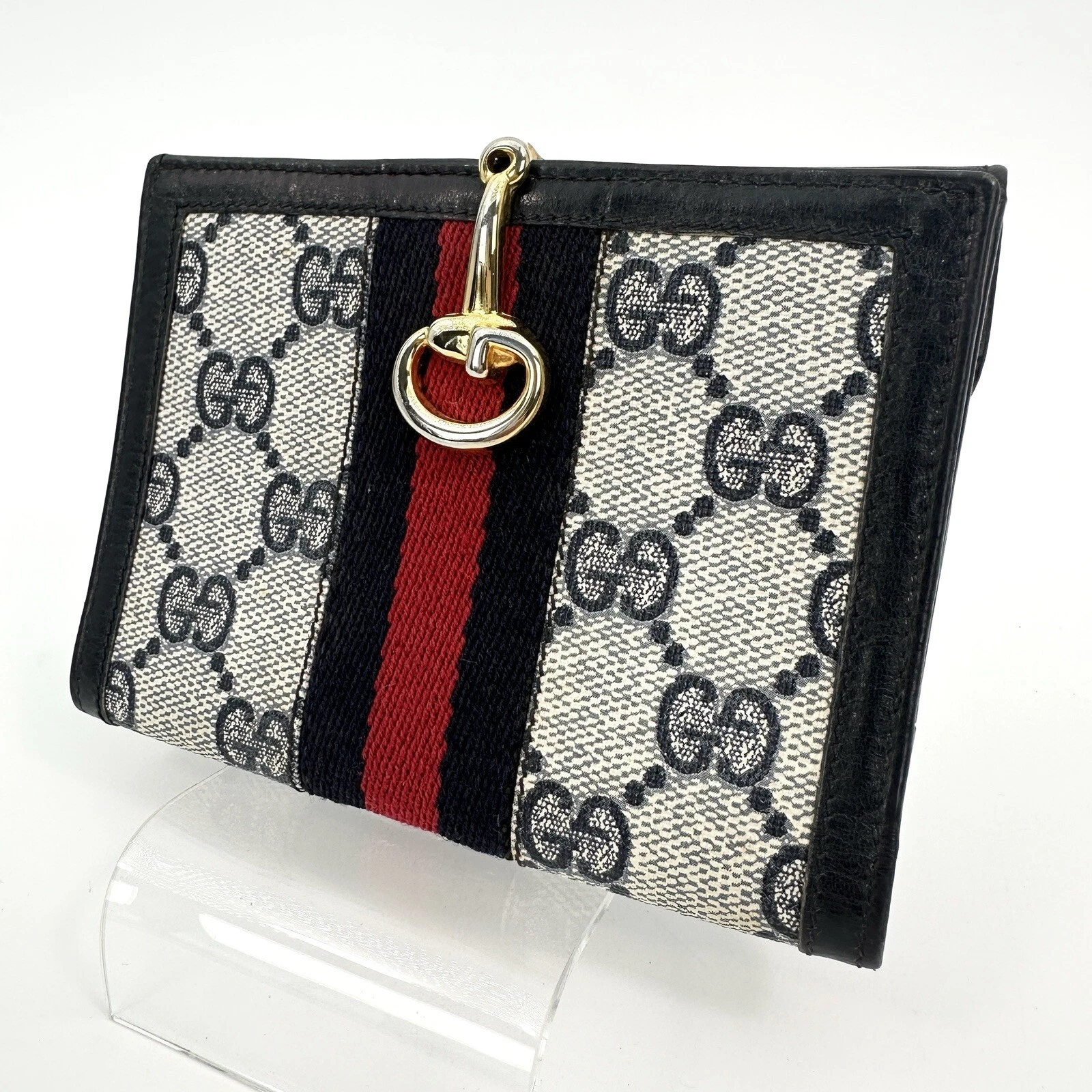 Sac à main portefeuille vintage Gucci Sherry authentique #200