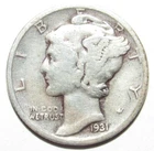 1931 S Mercury Dime Fine (U120)