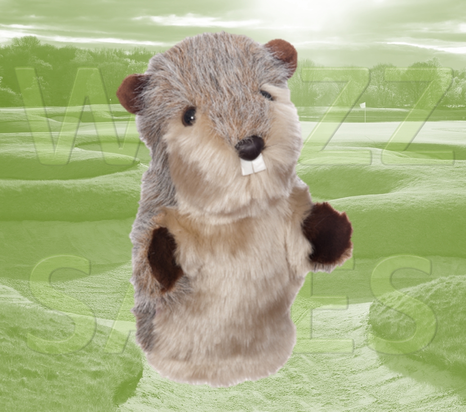 Gopher Animal Hybrid or Rescue Golf Club Headcover by Daphne's