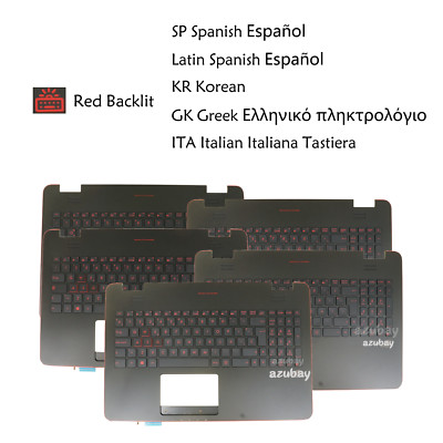 Laptop Palmrest Cover Keyboard For Asus G551 G551JK G551JM G551JW G551JX Backlit