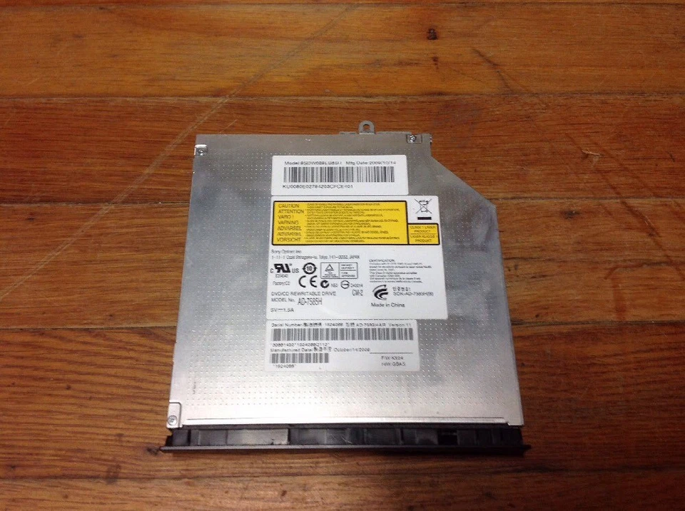 Gateway NV52 Series Laptop OEM SATA Black DVD Drive KU0080103 TS-L633 (E3e21)  - Image 2 of 2