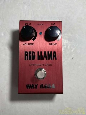 Rotes LLAMA Effektpedal Overdrive MKIII gebraucht