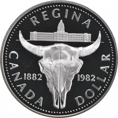 1982 Canada Silver Canadian Silver Dollar - Regina Centennial PROOF