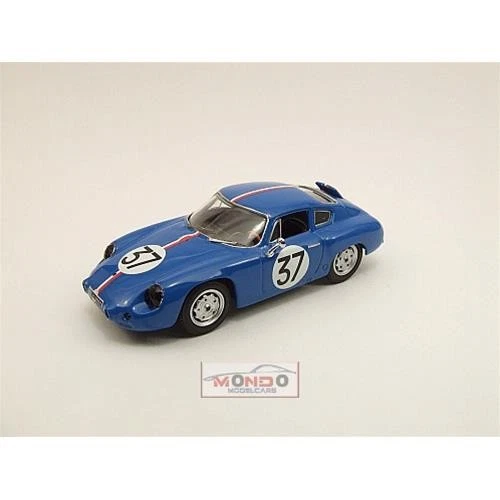 1:43 BEST Porsche 1600Gs Abarth #37 24H Le Mans 1961 Buchet Monneret Blue BE9404 - Image 2 of 2