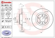 BREMBO BREMSSCHEIBEN Ø304MM + BREMSBELÄGE VORNE & HINTEN für PEUGEOT 508 I Sw 