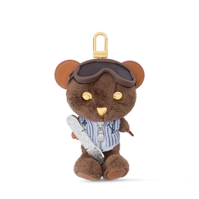 Louis Vuitton LV Louis Snow Bag Charm M03441 Nigo Pharrell Louis Bear Snowboard - Bild 1 von 2